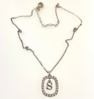 Collana Letter Diamond