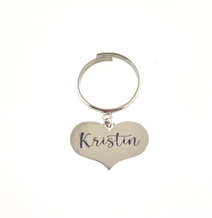 Heart Charm Ring