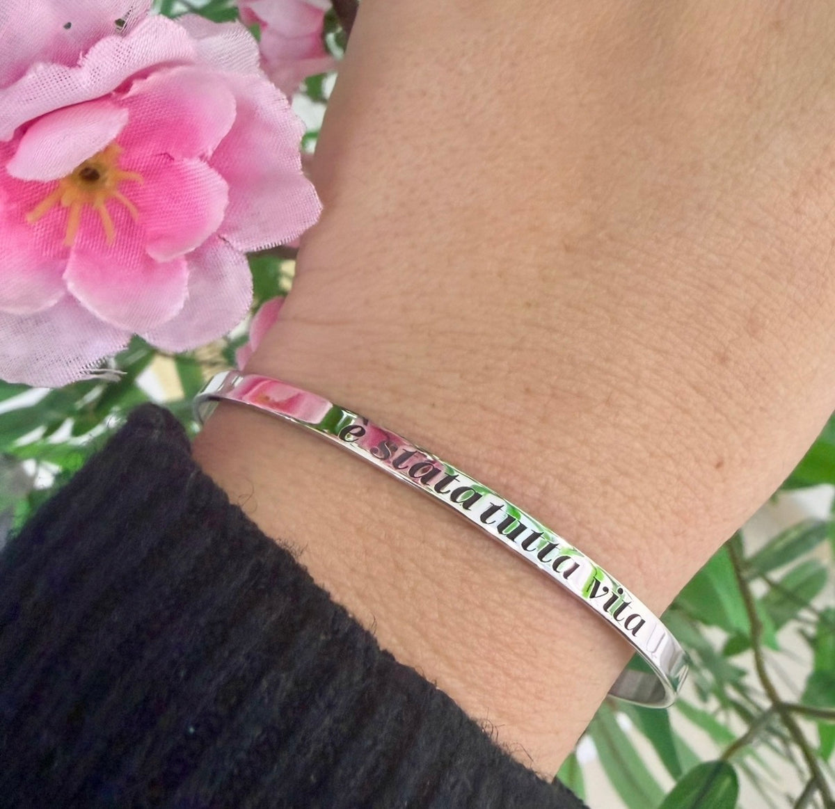 Bracciale Rigido con Incisione