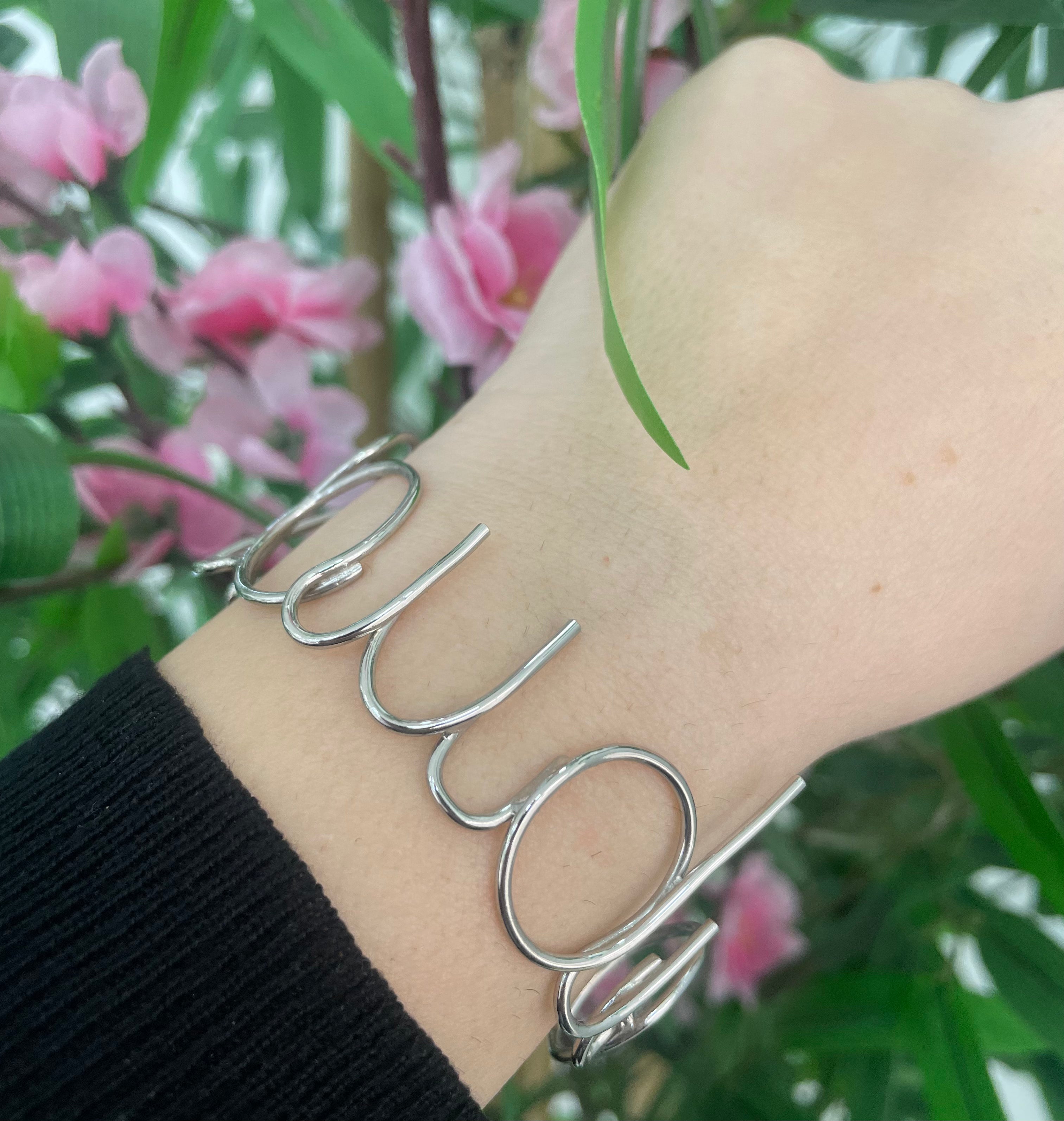 Bracciale Filo Nome Aperto