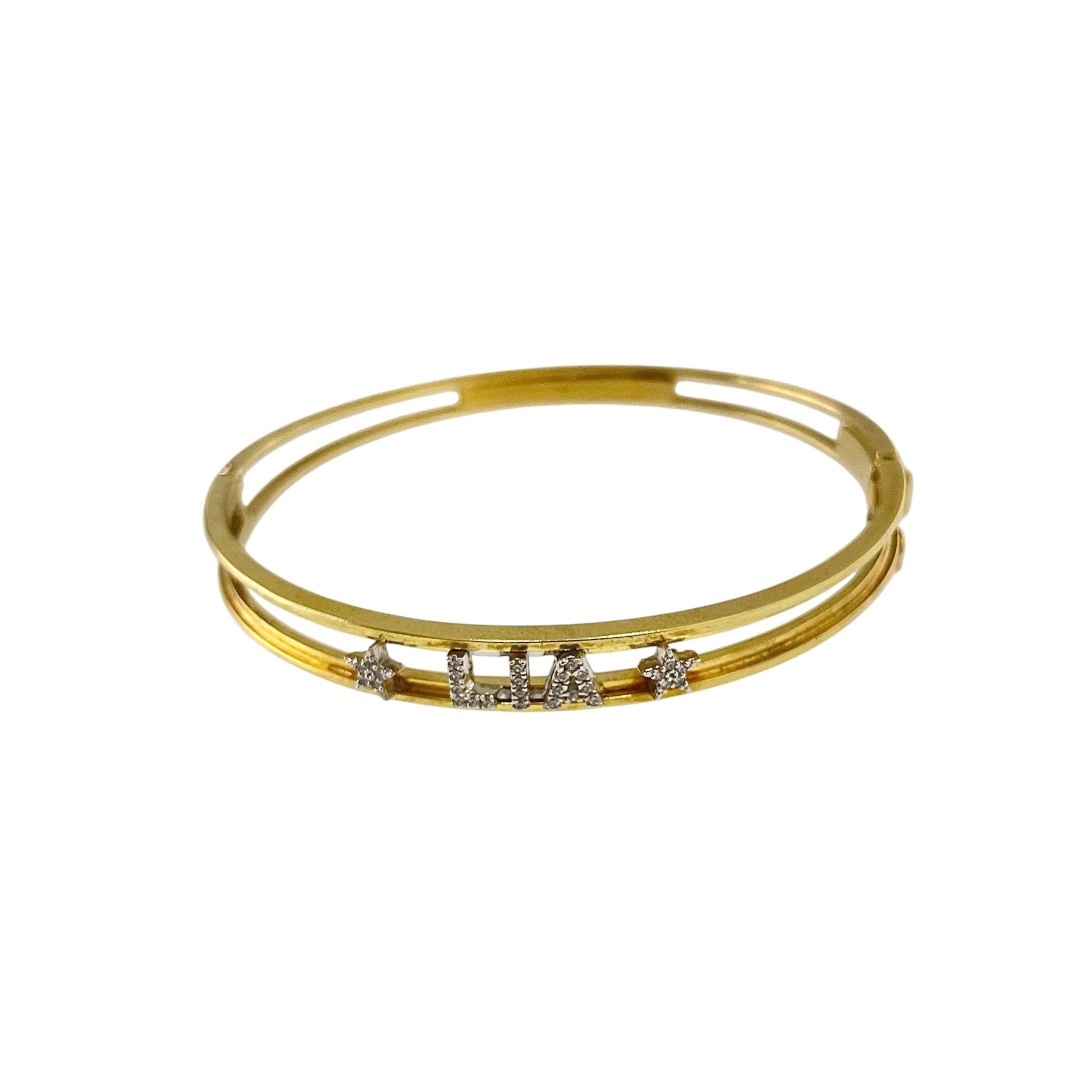 Bracciale SACRED BRICK: Cuore Sacro, Croce e Acciaio Oro | Eldra Milano