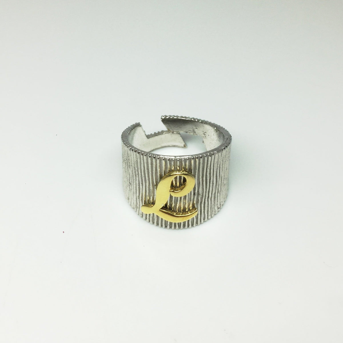 Anello Big Letter - Iside Gioielli