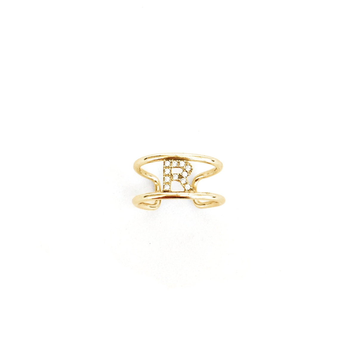 Anello Binario Iniziale - Iside Gioielli