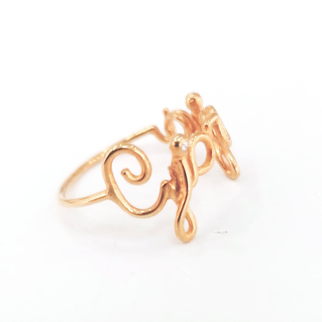 Anello Filo Nome - Iside Gioielli