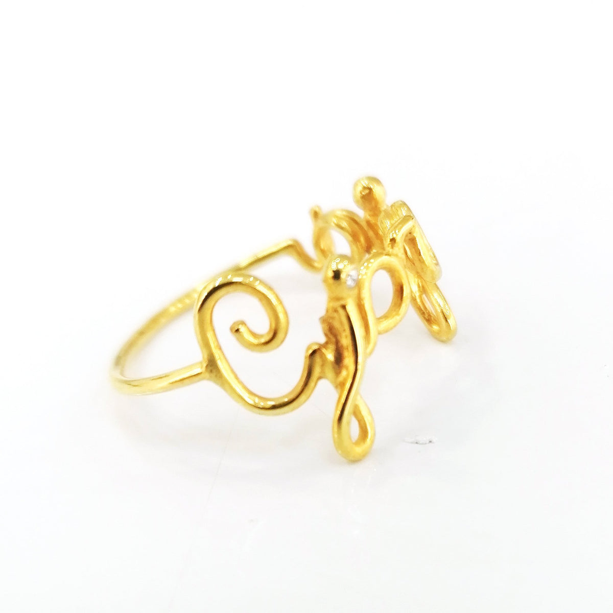 Anello Filo Nome - Iside Gioielli