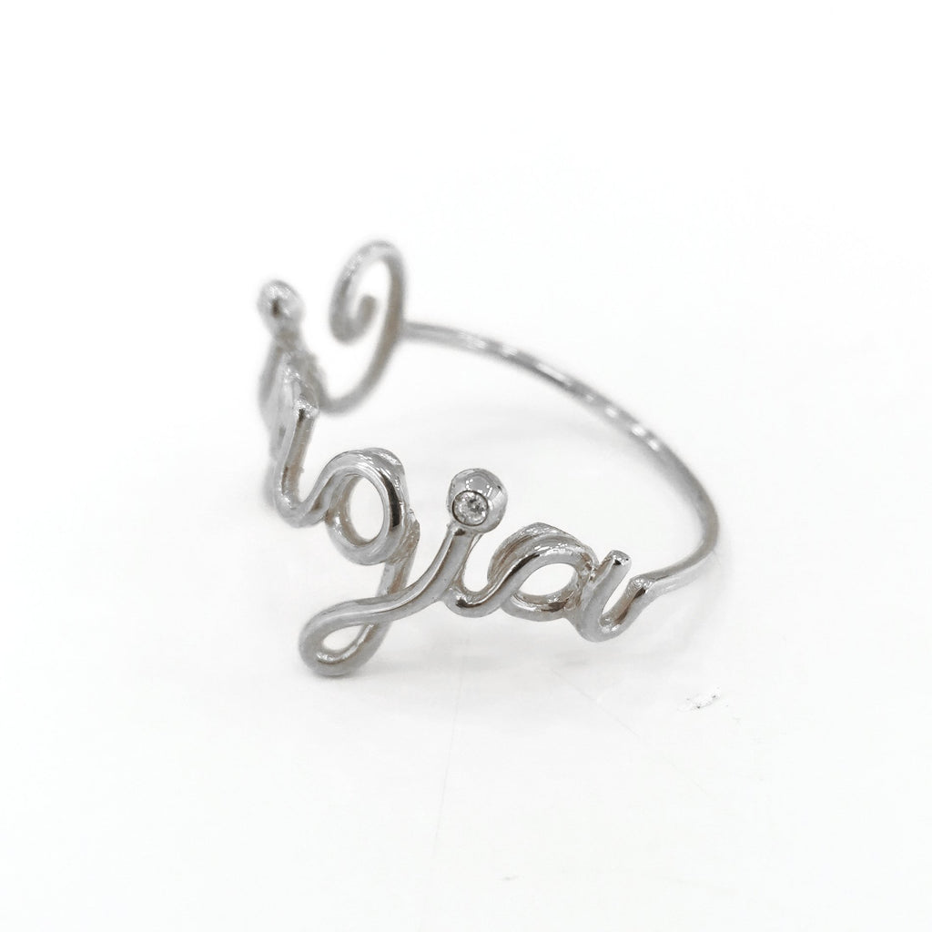 Anello Filo Nome - Iside Gioielli
