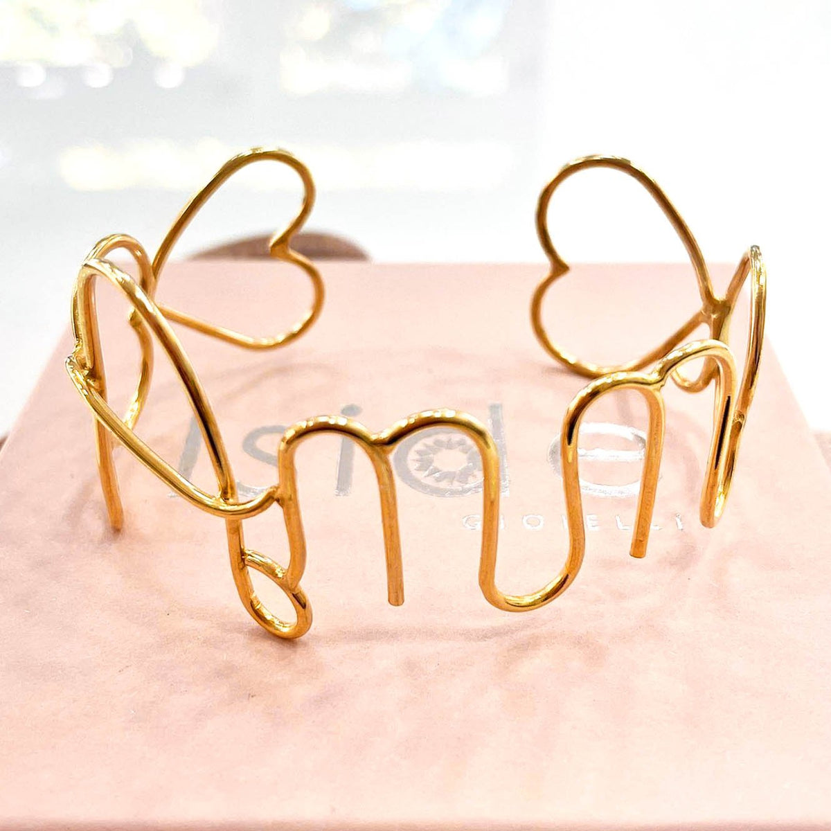 Bracciale Filo Nome Aperto - Iside® - Gioielli Personalizzati