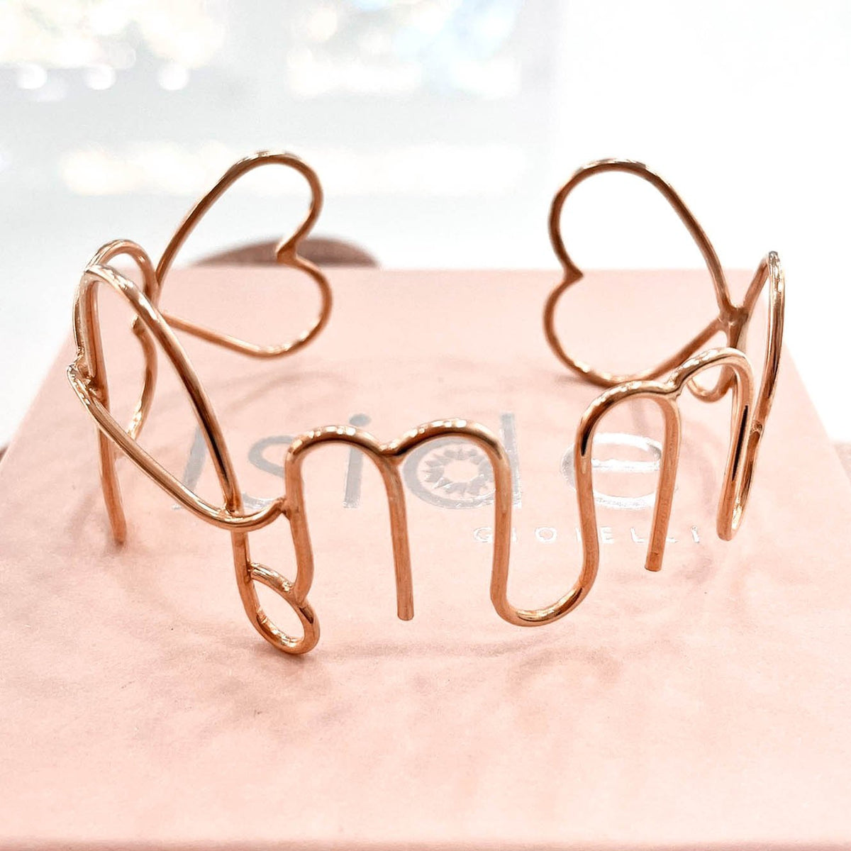 Bracciale Filo Nome Aperto - Iside® - Gioielli Personalizzati
