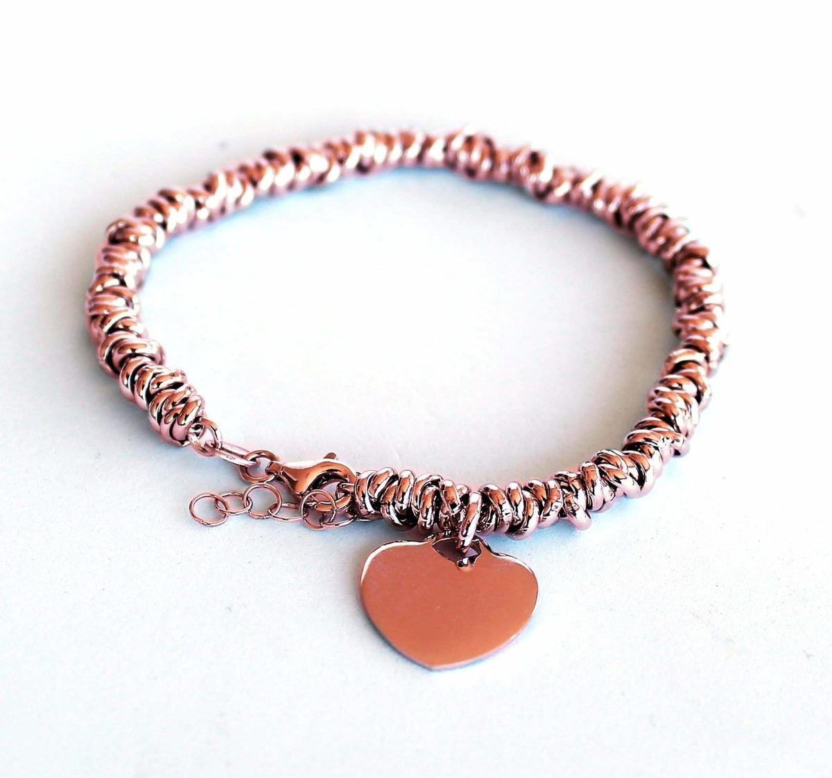 Bracciale Intrecci con cuore personalizzabile - Iside Gioielli