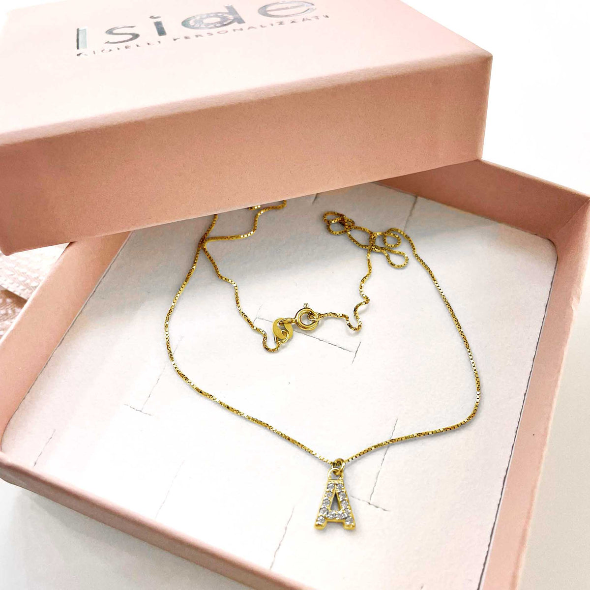 Collana Mini Letter Luxury - Iside® - Gioielli Personalizzati