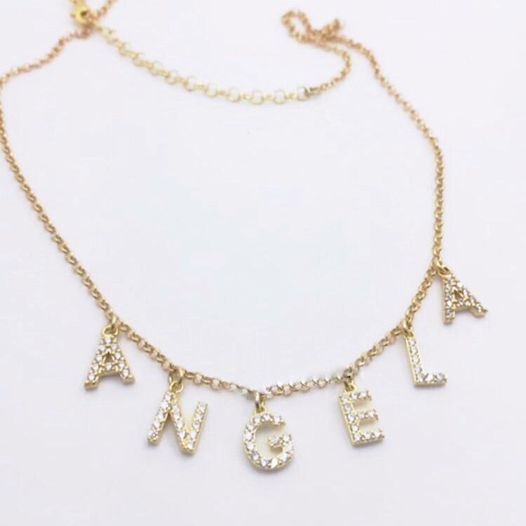 Collana Multi Letters Luxury - Iside Gioielli