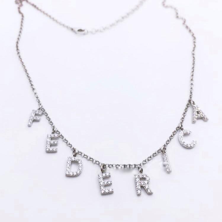 Collana Multi Letters Luxury - Iside Gioielli