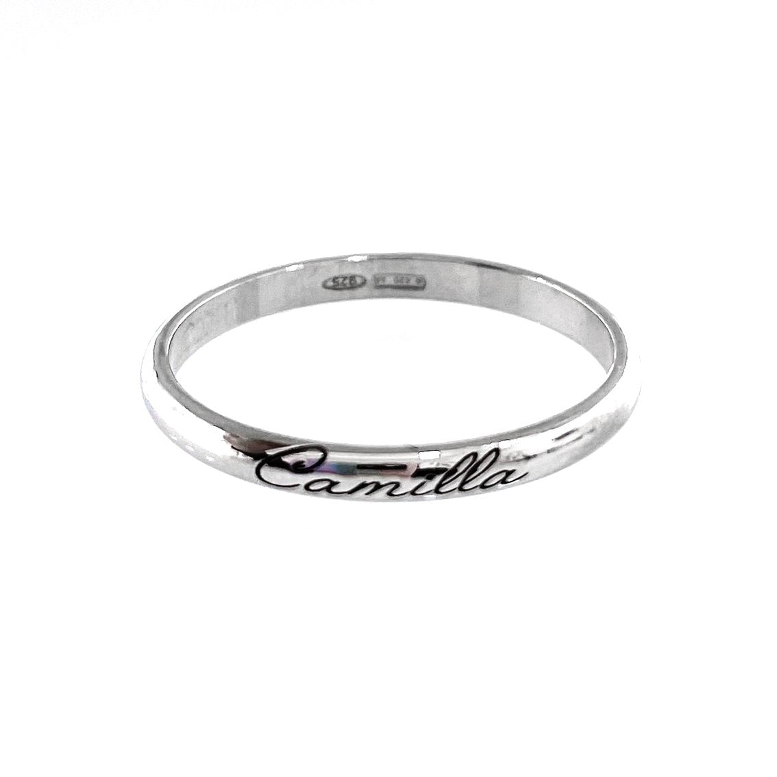 Fedina 2.5 mm con incisione esterna - Iside® - Gioielli Personalizzati
