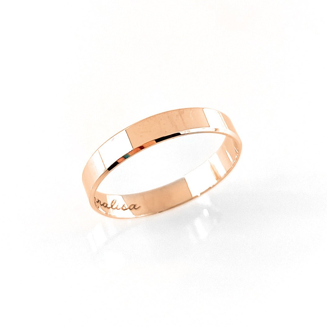 Fedina 3 mm con incisione interna - Iside® - Gioielli Personalizzati