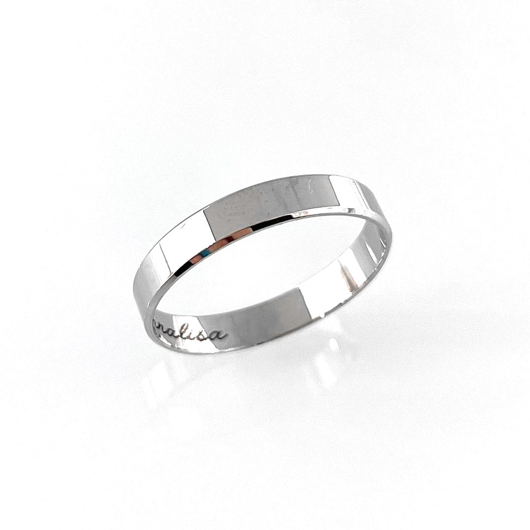 Fedina 3 mm con incisione interna - Iside® - Gioielli Personalizzati