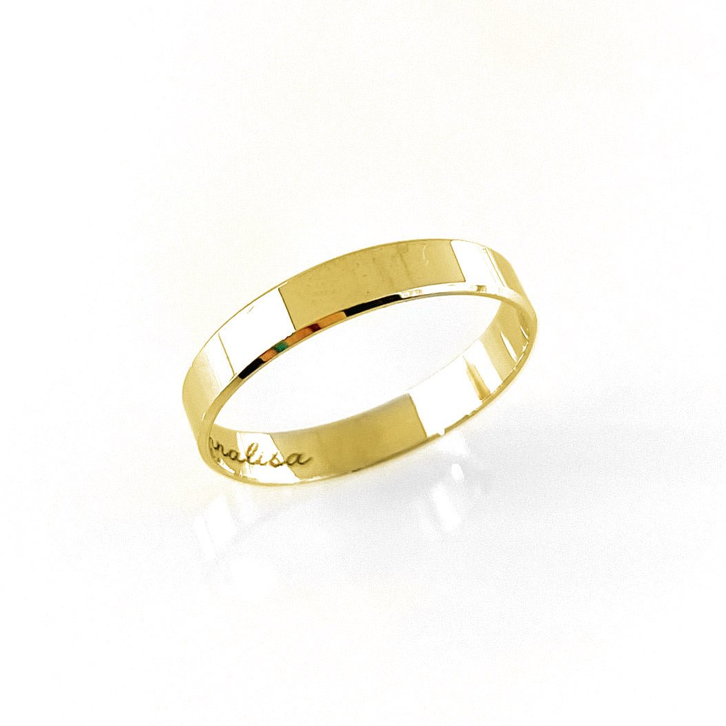 Fedina 3 mm con incisione interna - Iside® - Gioielli Personalizzati