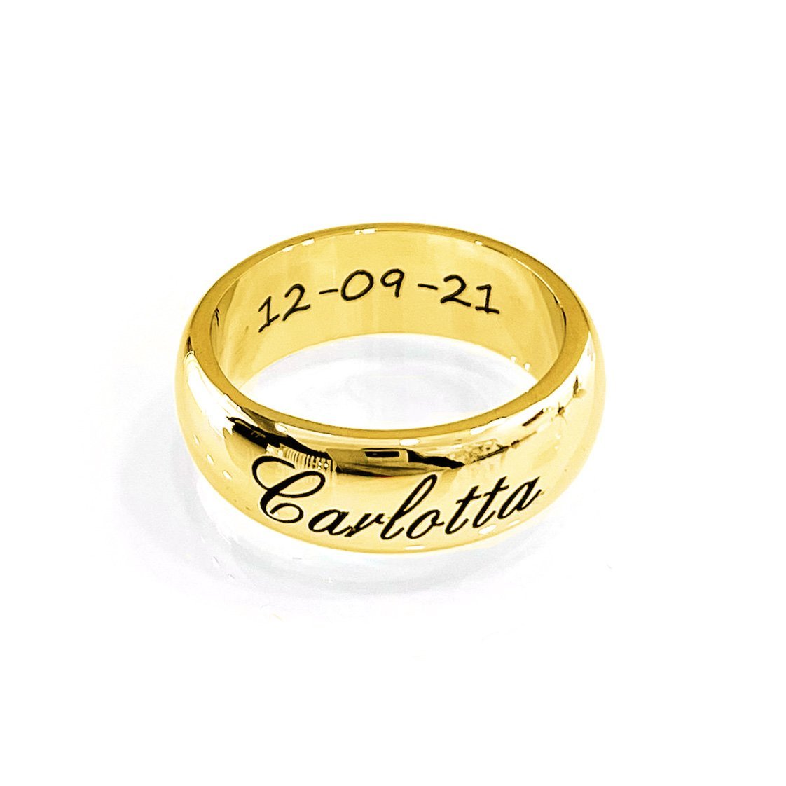 Fedone con doppia incisione - Iside® - Gioielli Personalizzati