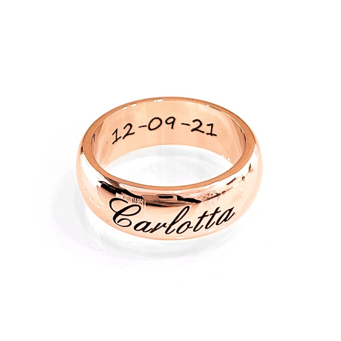Fedone con doppia incisione - Iside® - Gioielli Personalizzati