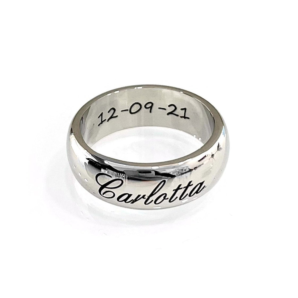 Fedone con doppia incisione - Iside® - Gioielli Personalizzati