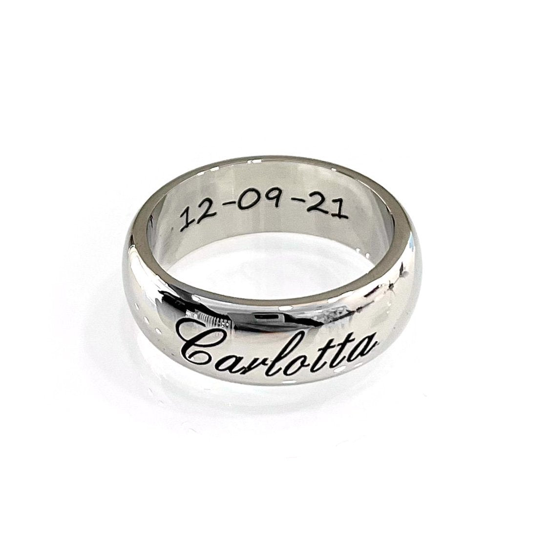 Fedone con doppia incisione - Iside® - Gioielli Personalizzati
