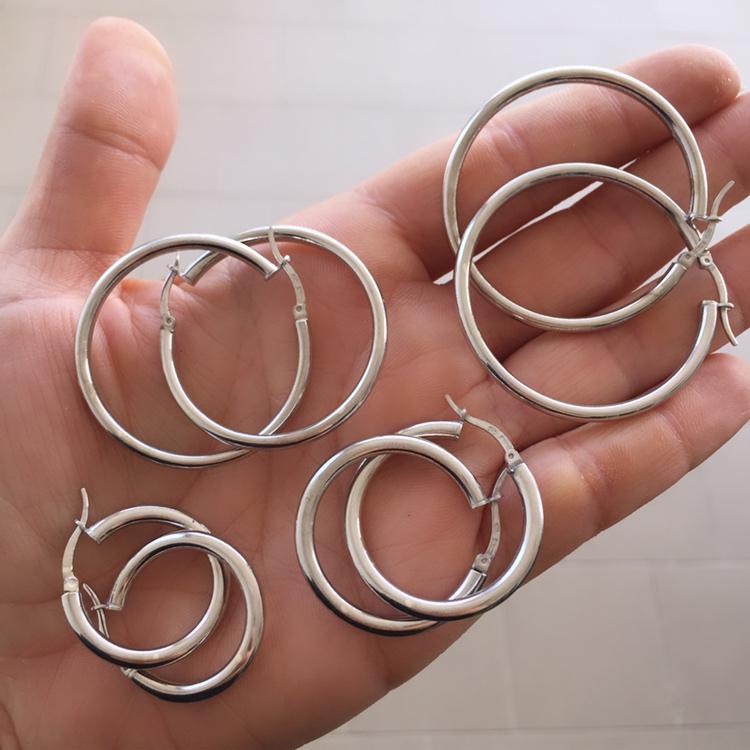 Set 24 Paia Orecchini A Cerchio Oro Per Donna: Piccoli Cerchi Aperti In Acciaio Inossidabile - Gioielli Moda